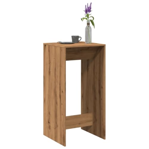 QZZCED Bartisch Artisan-Eiche Küchen Esstisch Speisetisch für Küche 51x50x103,5 cm Holzwerkstoff QZZCED Bartisch Artisan-Eiche Küchen Esstisch Speisetisch für Küche 51x50x103,5 cm Holzwerkstoff von QZZCED