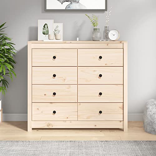 QZZCED Beistellschrank Schrank für Büro 100x40x90 cm Massivholz Kiefer QZZCED Beistellschrank Schrank für Büro 100x40x90 cm Massivholz Kiefer von QZZCED
