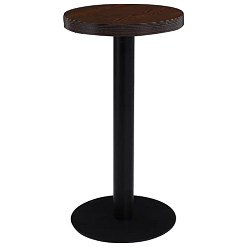 QZZCED Bistrotisch Dunkelbraun Mahlzeittisch Vielseitiger Esstisch für Küche 40 cm MDF QZZCED Bistrotisch Dunkelbraun Mahlzeittisch Vielseitiger Esstisch für Küche 40 cm MDF von QZZCED