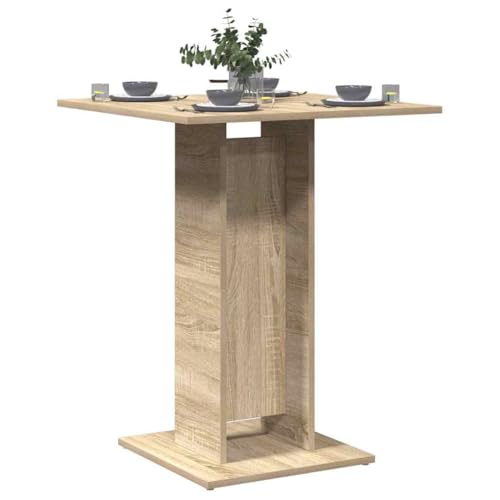 QZZCED Bistrotisch Sonoma-Eiche Familientisch Mahlzeittisch für Wohnzimmer 60x60x75 cm Holzwerkstoff QZZCED Bistrotisch Sonoma-Eiche Familientisch Mahlzeittisch für Wohnzimmer 60x60x75 cm Holzwerkstoff von QZZCED