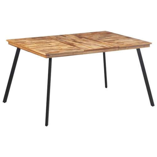 QZZCED Esstisch Familien Esstisch Esszimmer Tisch für Wohnzimmer 148x97x76 cm Massivholz Teak QZZCED Esstisch Familien Esstisch Esszimmer Tisch für Wohnzimmer 148x97x76 cm Massivholz Teak von QZZCED