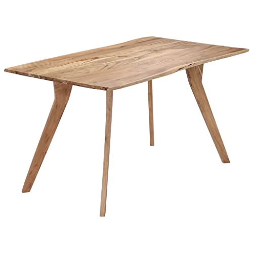 QZZCED Esstisch Küchen Esstisch Tafel für Wohnzimmer 140 x 80 x 76 cm Massivholz Akazie QZZCED Esstisch Küchen Esstisch Tafel für Wohnzimmer 140 x 80 x 76 cm Massivholz Akazie von QZZCED