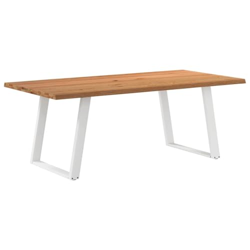 QZZCED Esstisch mit Baumkanten Esszimmer Tisch Esszimmermöbel für Wohnzimmer 200x100x74 cm Massivholz Eiche Rechteck QZZCED Esstisch mit Baumkanten Esszimmer Tisch Esszimmermöbel für Wohnzimmer 200x100x74 cm Massivholz Eiche Rechteck von QZZCED