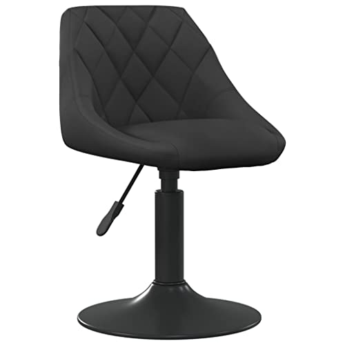 QZZCED Esszimmerstuhl Schwarz Samt Speisestühle Küchenstühle für Schlafzimmer von QZZCED