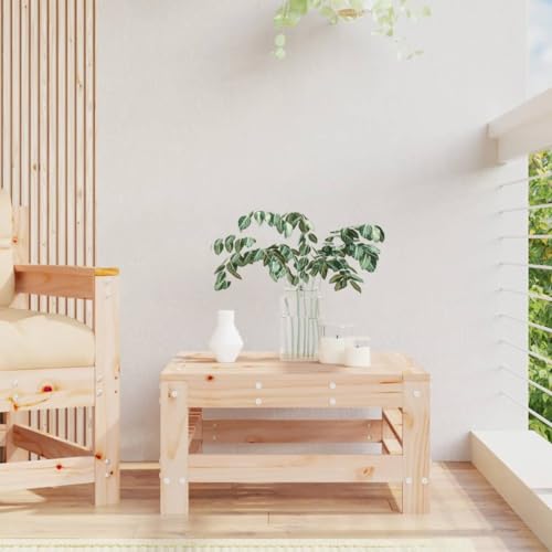QZZCED Gartenhocker Massivholz Kiefer Sitzgruppe für den Garten Veranda Sofa für Innenhöfe von QZZCED