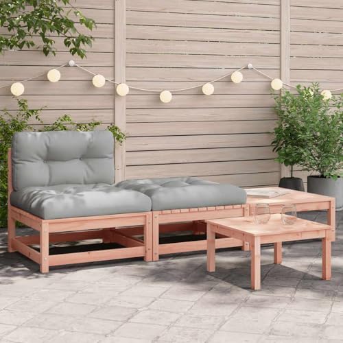 QZZCED Gartensofa ohne Armlehnen mit Kissen und Hockern Outdoor Couch Lounge Set für Terrassen QZZCED Gartensofa ohne Armlehnen mit Kissen und Hockern Outdoor Couch Lounge Set für Terrassen von QZZCED