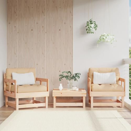 QZZCED Gartenstühle 2 STK. Massivholz Kiefer Patio Sofa Garten Couch für Terrassen QZZCED Gartenstühle 2 STK. Massivholz Kiefer Patio Sofa Garten Couch für Terrassen von QZZCED