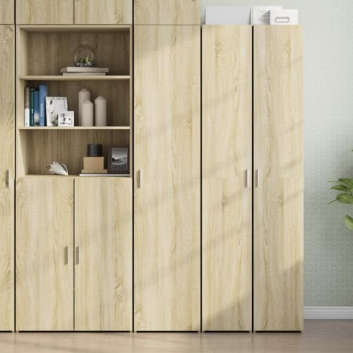 QZZCED Highboard Sonoma-Eiche Wohnzimmerschränke für Küche Schlafzimmer 40x42,5x185 cm Holzwerkstoff QZZCED Highboard Sonoma-Eiche Wohnzimmerschränke für Küche Schlafzimmer 40x42,5x185 cm Holzwerkstoff von QZZCED