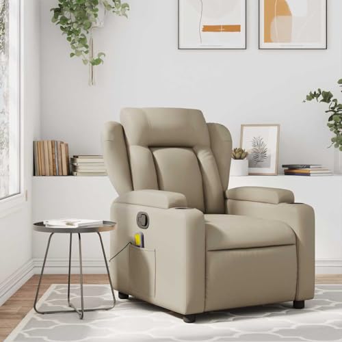 QZZCED Massagesessel Cappuccino-Braun Kunstleder Stuhl Lesesessel für Wohnzimmer Hotel QZZCED Massagesessel Cappuccino-Braun Kunstleder Stuhl Lesesessel für Wohnzimmer Hotel von QZZCED