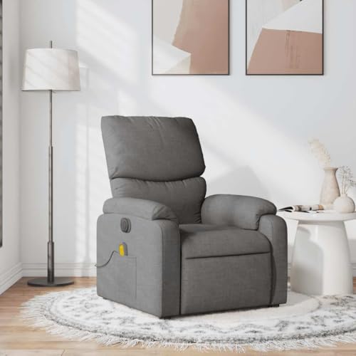 QZZCED Massagesessel Dunkelgrau Stoff Wohnzimmerstuhl Schlafzimmerstuhl für Küche Wohnzimmer QZZCED Massagesessel Dunkelgrau Stoff Wohnzimmerstuhl Schlafzimmerstuhl für Küche Wohnzimmer von QZZCED