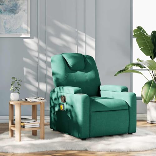 QZZCED Massagesessel Dunkelgrün Stoff Bürostuhl Wohnzimmersessel für Büro Schlafzimmer QZZCED Massagesessel Dunkelgrün Stoff Bürostuhl Wohnzimmersessel für Büro Schlafzimmer von QZZCED