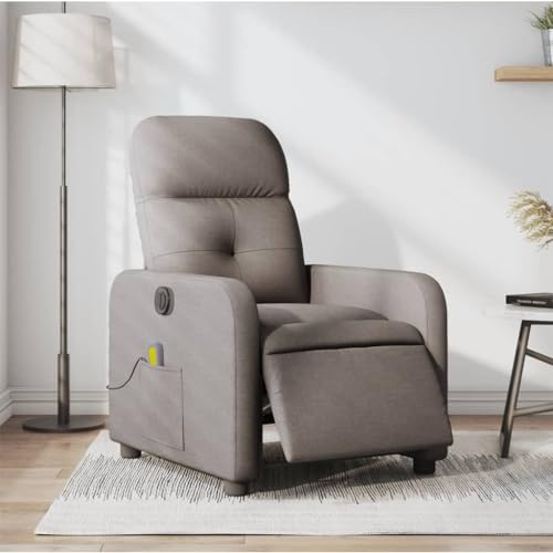 QZZCED Massagesessel Elektrisch Taupe Stoff Bürostuhl Sitzmöbel für Büro Hotel QZZCED Massagesessel Elektrisch Taupe Stoff Bürostuhl Sitzmöbel für Büro Hotel von QZZCED