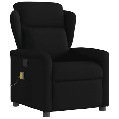 QZZCED Massagesessel Schwarz Stoff Schlafzimmerstuhl Bürosessel für Wohnzimmer Hotel QZZCED Massagesessel Schwarz Stoff Schlafzimmerstuhl Bürosessel für Wohnzimmer Hotel von QZZCED