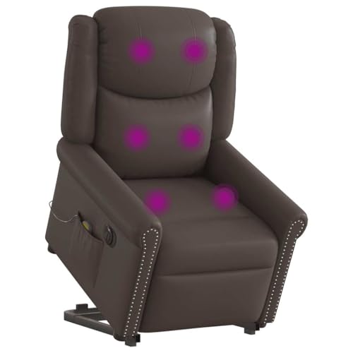 QZZCED Massagesessel mit Aufstehhilfe Elektrisch Glänzend Braun Bürostuhl Wartezimmersessel für Büro Küche QZZCED Massagesessel mit Aufstehhilfe Elektrisch Glänzend Braun Bürostuhl Wartezimmersessel für Büro Küche von QZZCED