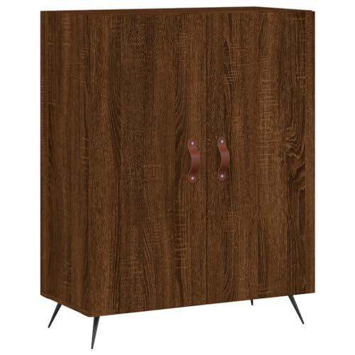 QZZCED Multifunktionales Sideboard Schrank Wohnzimmerschrank Sideboard 69.5x34x90 cm Holzwerkstoff Geeignet für Lounge, Wohnzimmer, Küche von QZZCED