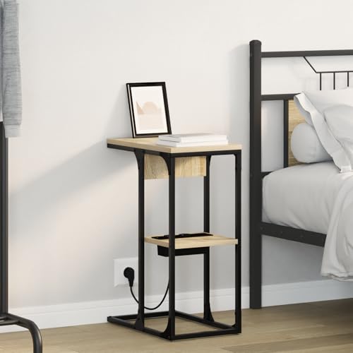 QZZCED Nachttisch Sonoma Eiche Nachttische Nachttische für Büros 41,5 x 26 x 60,5 cm Holzwerkstoff QZZCED Nachttisch Sonoma Eiche Nachttische Nachttische für Büros 41,5 x 26 x 60,5 cm Holzwerkstoff von QZZCED
