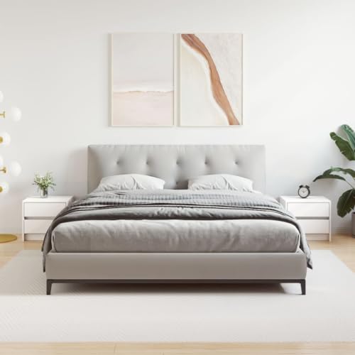 QZZCED Nachttische 2 STK. Weiß Nachttische für das Schlafzimmer Nachtkommoden für Büros 40x31x35,5 cm Massivholz Kiefer von QZZCED