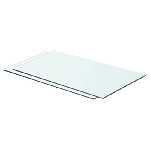 QZZCED Regalböden 2 STK. Glas Transparent Dekoregal Regal für Deko für Bad Büro 60 x 30 cm QZZCED Regalböden 2 STK. Glas Transparent Dekoregal Regal für Deko für Bad Büro 60 x 30 cm von QZZCED