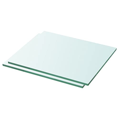 QZZCED Regalböden 2 STK. Glas Transparent Pflanzenregal Schweberegal für Büro Bad 30x20 cm QZZCED Regalböden 2 STK. Glas Transparent Pflanzenregal Schweberegal für Büro Bad 30x20 cm von QZZCED