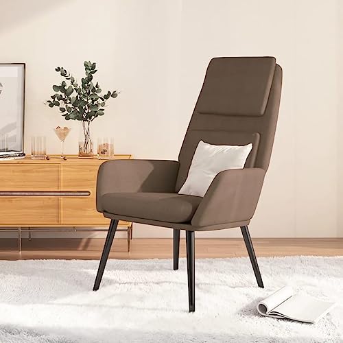 QZZCED Relaxsessel Taupe Stoff Sitzmöbel Schlafzimmerstuhl für Hotel Küche QZZCED Relaxsessel Taupe Stoff Sitzmöbel Schlafzimmerstuhl für Hotel Küche von QZZCED