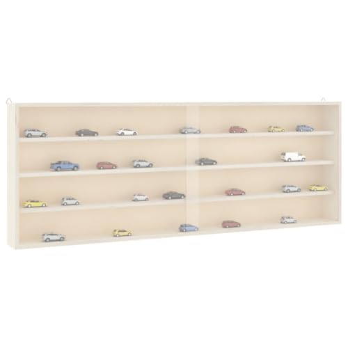 QZZCED Sammlervitrine aus Holz mit Türen Pflanzenregal Wohnzimmerregal für Bad Büro 100x8,5x37 cm QZZCED Sammlervitrine aus Holz mit Türen Pflanzenregal Wohnzimmerregal für Bad Büro 100x8,5x37 cm von QZZCED