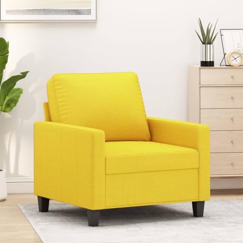 QZZCED Sessel Hellgelb Bürosofas Multifunktionales Sofa für zweites Schlafzimmer 60 cm Stoff QZZCED Sessel Hellgelb Bürosofas Multifunktionales Sofa für zweites Schlafzimmer 60 cm Stoff von QZZCED