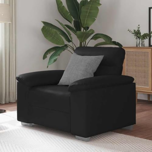 QZZCED Sessel Schwarz Wohnzimmersofa Wohnzimmersofas für Wohnzimmer 60 cm Kunstleder QZZCED Sessel Schwarz Wohnzimmersofa Wohnzimmersofas für Wohnzimmer 60 cm Kunstleder von QZZCED