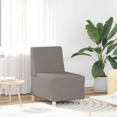 QZZCED Sessel Taupe Bürosofas Multifunktionales Sofa für zweites Schlafzimmer 55 cm Stoff QZZCED Sessel Taupe Bürosofas Multifunktionales Sofa für zweites Schlafzimmer 55 cm Stoff von QZZCED