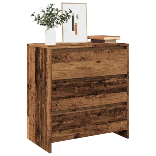 QZZCED Sideboard Altholz-Optik Wohnzimmerschrank für Diele Schlafzimmer 70x41x75 cm Holzwerkstoff von QZZCED