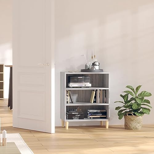 QZZCED Sideboard Grau Sonoma Wohnzimmermöbel für Küche Diele 57x35x70 cm Holzwerkstoff von QZZCED