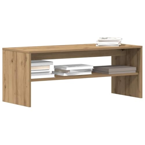 QZZCED TV-Regal Artisan-Eiche Medienschrank Multifunktionaler TV-Ständer für Wohnzimmer Empfangsraum 100x40x40 cm Holzwerkstoff QZZCED TV-Regal Artisan-Eiche Medienschrank Multifunktionaler TV-Ständer für Wohnzimmer Empfangsraum 100x40x40 cm Holzwerkstoff von QZZCED
