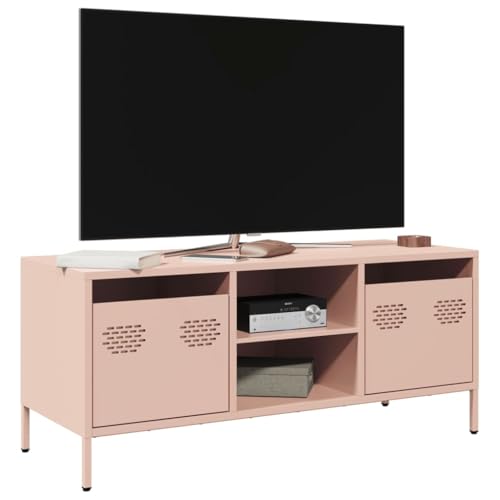 QZZCED TV-Schrank Rosa Fernsehmöbel Wohnzimmertisch für Arbeitszimmer Empfangsraum 101,5x39x43,5 cm Kaltgewalzter Stahl QZZCED TV-Schrank Rosa Fernsehmöbel Wohnzimmertisch für Arbeitszimmer Empfangsraum 101,5x39x43,5 cm Kaltgewalzter Stahl von QZZCED