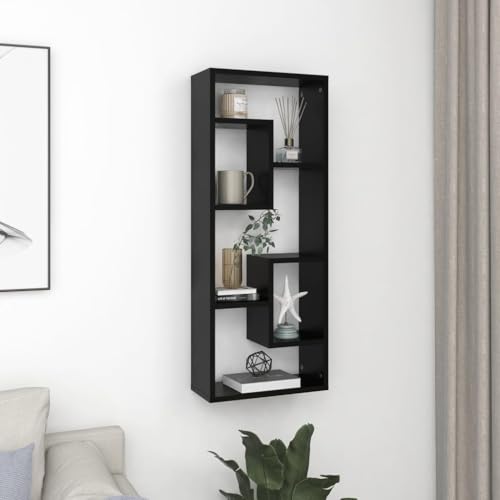 QZZCED Wandregal Weiß Aufbewahrungsregal Wohnzimmerregal für Wohnzimmer Schlafzimmer 36x16x90 cm Holzwerkstoff von QZZCED