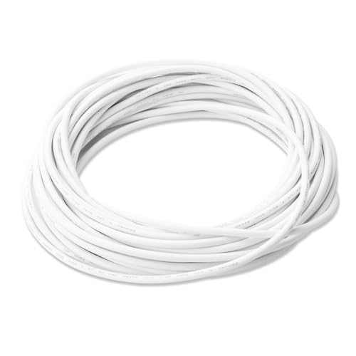 10 Meter Weißes Zweileiterkabel 24AWG Kabel Stromkabel 2 Adriges Rundes PVC Flexible Kabel Kupferkern Elektrischer Draht Durchmesser 4mm Weiß Verzinntes Kupferkabel Gute Leitfähigkeit Haltbarkeit 10 Meter Weißes Zweileiterkabel 24AWG Kabel Stromkabel 2 Adriges Rundes PVC Flexible Kabel Kupferkern Elektrischer Draht Durchmesser 4mm Weiß Verzinntes Kupferkabel Gute Leitfähigkeit Haltbarkeit von Qaixwuyi