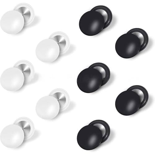 8/10pcs Running Bib Clips Marathons Bib Befestigungselemente Für Läufer Rennnummernhalter Die Magnete In Weißen Und Schwarzen Laufverschluss Reparieren von Qaonsciug