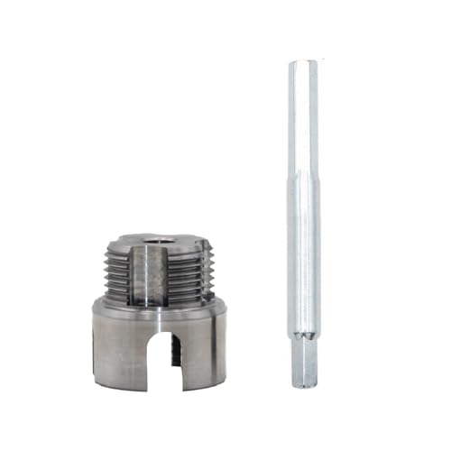 Elektrische Bohrmaschine Kompatible PVC Rohrgewinde PVC Gewinde Maker Werkzeug Für Elektrobohrer 1/2inch "3/4" Kunststoff Rohrgewindeer von Qaonsciug