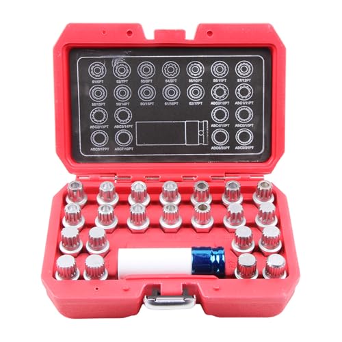 Hohe Kompatibilität 23pcs/Set Antitheft Wheel Nut Key Antitheft Schraubenentfernungskits Geeignet Für Die Sichere Effiziente Entfernung Geeignet Hohe Kompatibilität 23pcs/Set Antitheft Wheel Nut Key Antitheft Schraubenentfernungskits Geeignet Für Die Sichere Effiziente Entfernung Geeignet von Qaonsciug