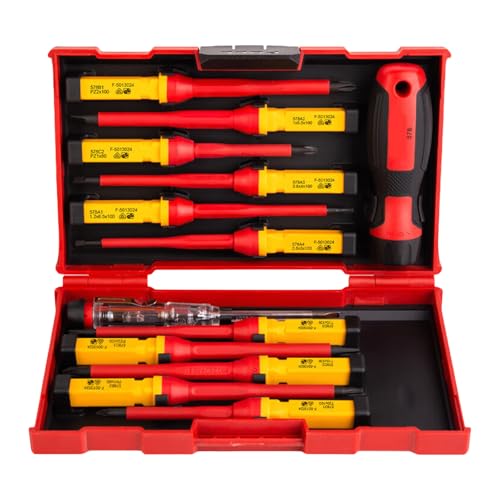 Professioneller 13 In 1 Isoliertem Schraubendreher Set 1000 V Stahlspannung Tester Magnetelektriker Reparaturwerkzeug Set Elektriker Werkzeug Professioneller 13 In 1 Isoliertem Schraubendreher Set 1000 V Stahlspannung Tester Magnetelektriker Reparaturwerkzeug Set Elektriker Werkzeug von Qaonsciug
