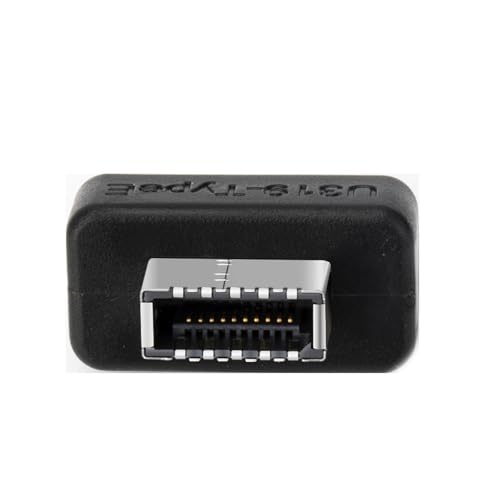 Qaonsciug Effizienter USB Frontplattenadapter Zum Anschließen Von Typ C Geräten Mit 19Pin Motherboards Header Unterstützen Win7/Win8/Win10 von Qaonsciug
