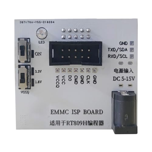 Qaonsciug Fortschritte Bei EMMC ISP Board Konvertern Einfache Programmierung Schnelle Datenkonvertierung Für RT809H Programmierer Programmiertool von Qaonsciug
