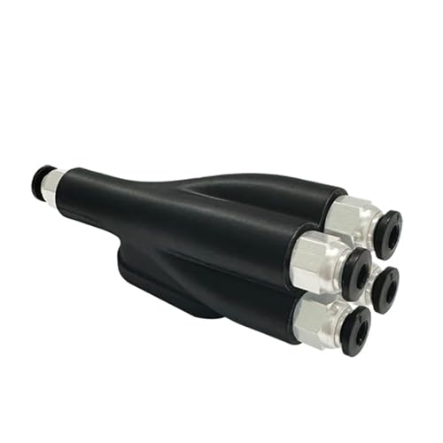 Qaonsciug Professioneller 4-in-1-PTFE Adapter 3D Drucker Filament Leitrohr 4 Fütterungsmodul 4 In 1 PTFE Adapterersatz von Qaonsciug