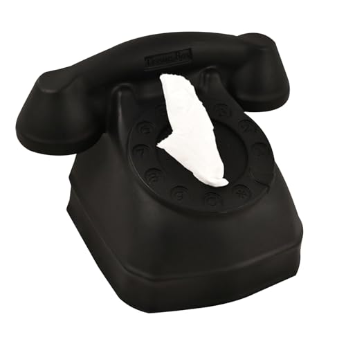 Telefonform Tissue Box Stylish Telefon Design Tissue Box Paperspender Für Die Funktionale Home Einstellung von Qaonsciug