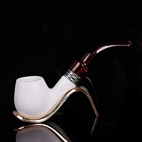 Qaoping Hochwertige Pfeife Meerschaum Zigarre Meerschaumpfeife for Freunde von Qaoping