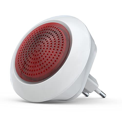 Qarmijaer Tuya Sound Light Sensor Built-In 100DB Siren Alarm Linkage Security Protection Control Über APP ZigBee EU Plug Accessories Qarmijaer Tuya Sound Light Sensor Built-In 100DB Siren Alarm Linkage Security Protection Control Über APP ZigBee EU Plug Accessories von Qarmijaer