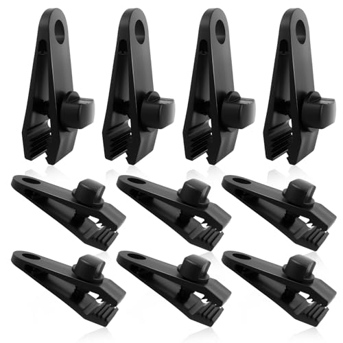 10 Stück Tarp Clips Set, Planenspanner Tarp Clips Planenbefestigung Planenclips Verriegelungsgriff Clip Zeltplane Clip für Camping Hängematte Picknick Gartenarbeit Banner Markisen Schwarz 10 Stück Tarp Clips Set, Planenspanner Tarp Clips Planenbefestigung Planenclips Verriegelungsgriff Clip Zeltplane Clip für Camping Hängematte Picknick Gartenarbeit Banner Markisen Schwarz von QarulG