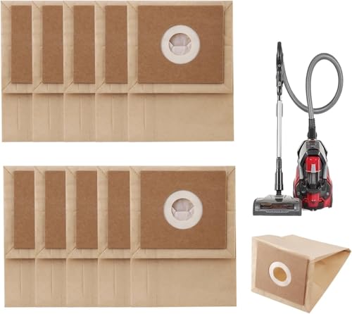10 Stück starke Papier-Staubbeutel für Bush Modell Staubsaugerbeutel für Bush VCB35B15C1J7W-70 VYTRONIX RBC02 BC-402 BC-501 Argos Value VC-401 VC-402, 3D-Effizienz für Hoover Staubsaugerzubehör 10 Stück starke Papier-Staubbeutel für Bush Modell Staubsaugerbeutel für Bush VCB35B15C1J7W-70 VYTRONIX RBC02 BC-402 BC-501 Argos Value VC-401 VC-402, 3D-Effizienz für Hoover Staubsaugerzubehör von Qaum