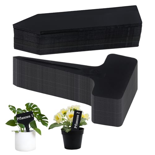 200 Stück Pflanzetiketten Zum Beschriften, Pflanzenschilder, Pflanzen Beschriftungsschilder Grow Zubehör, Garten Pflanze Etiketten zur Kennzeichnung des Keimlingswachstums von Qaziuy