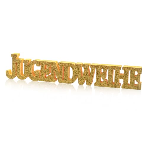 Jugendweihe Tischdeko Jugendweihe Deko Alles Gute zur Jugendweihe Schriftzug mit Basis, Jugendweihe Tischdeko Jugendweihe Geschenke für Junge Mädchen von Qaziuy