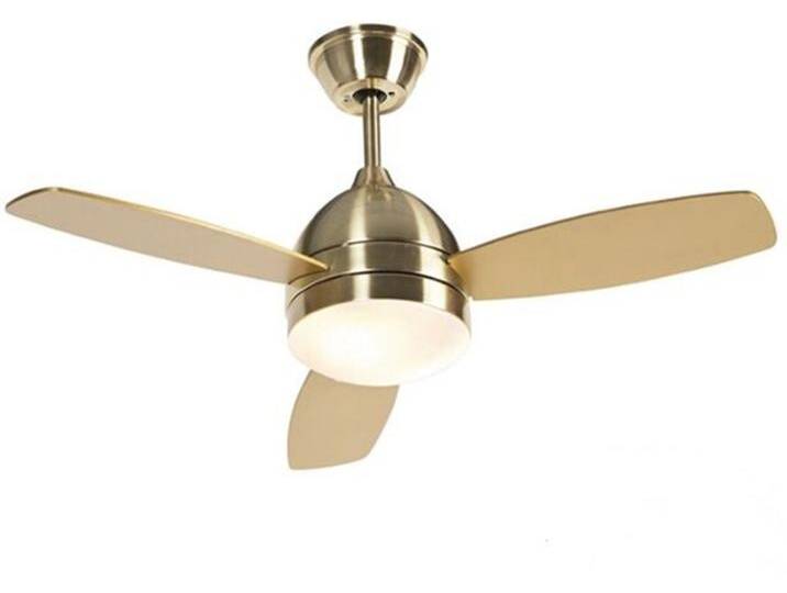 Deckenventilator Messing 96cm mit Fernbedienung - Rotar Deckenventilator Messing 96cm mit Fernbedienung - Rotar von Qazqa