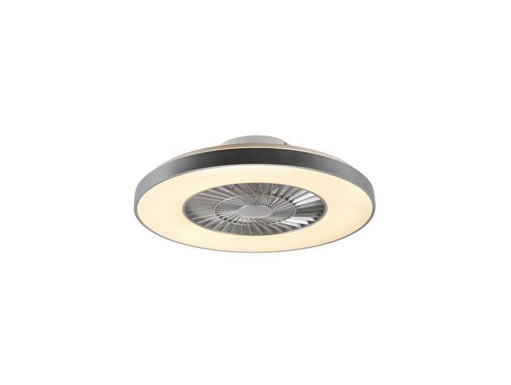 Deckenventilator Silber mit Sterneneffekt 60cm inkl. LED Dimmbar Deckenventilator Silber mit Sterneneffekt 60cm inkl. LED Dimmbar von Qazqa